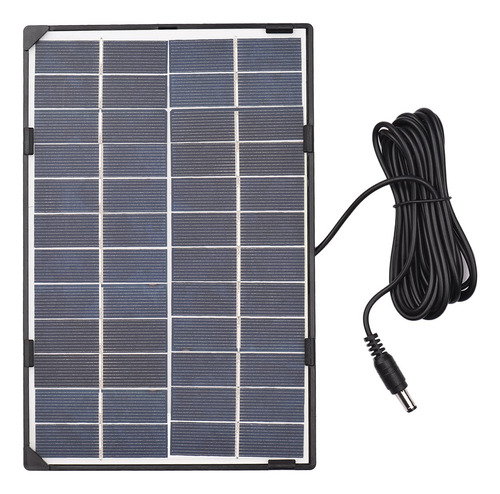 Laojia Panel Solar 6 W 12 V Para Camara Seguridad Al Aire Cc