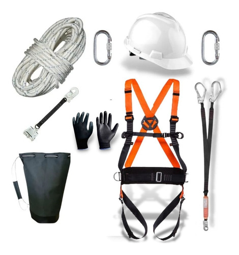 Equipamentos De Proteção Epi Trabalho Em Altura Kit Nr35 4pt