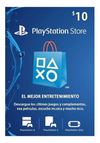 Tarjeta Psn 10 Usd Original Consolas Ps4/3 Envio En Minutos