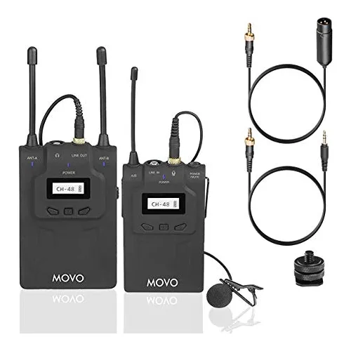 Wmic80 Uhf Sistema De Micrófono De Solapa Inalámbrico...