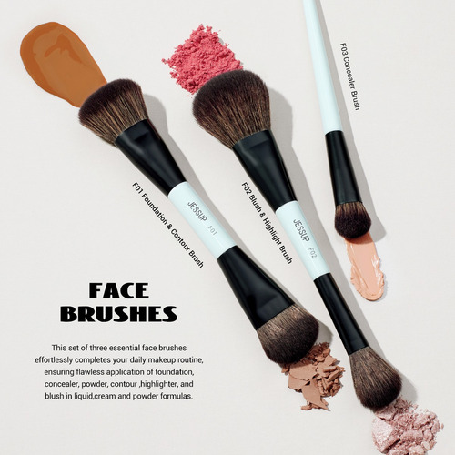 Juego De Brochas De Maquillaje Jessup, 10 Unidades, Libres D