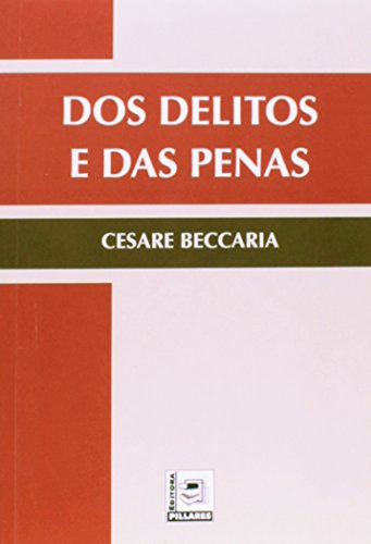 Libro Delitos E Das Penas Dos De Cesare Beccaria Pillares