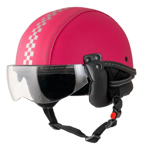 Capacete Coquinho Kraft Street Bike Moto Elétrica - Rosa