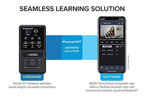 Procesador De Efectos Boss Pocket Gt Con Solución De Aprendi