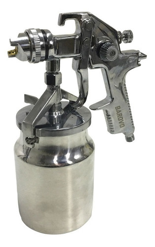 Imagen 2 de 2 de Pistola De Pintar Barovo / Alta Presión - Tacho Aluminio