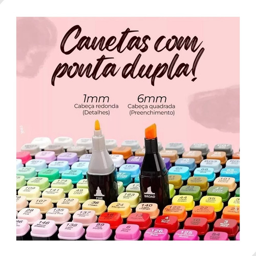 Kit Caderno Bobbie Goods Capa Dura + Caneta Touch 36 Cores