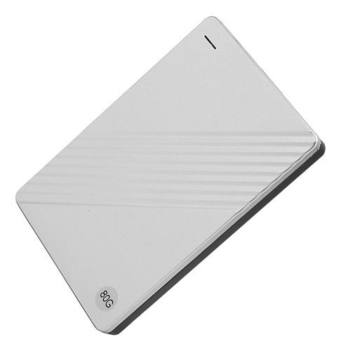 Disco Duro Externo Silver Mobile Ultrafino De 2,5 Pulgadas