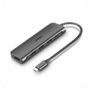 Ugreen Usb C 5 En 1 Hdmi 4k / 3 Usb 3.0 / 100w Pd