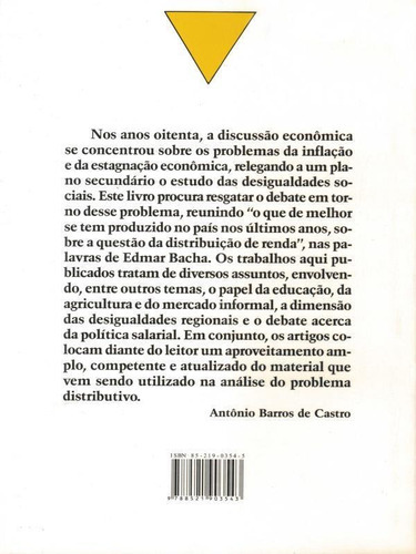 Distribuição De Renda No Brasil, De Camargo, José Márcio. Editora Paz E Terra, Capa Mole Em Português