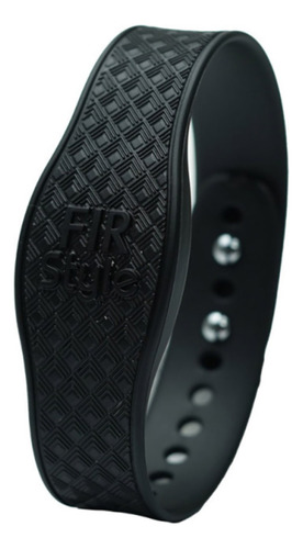 Bracelete New Fir Style Comprimento 23.5 cm Cor Preto Diâmetro 1.5 cm