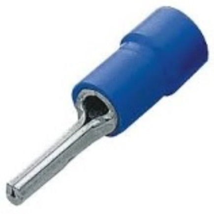 Conector Terminal Punta De Cable Azul 12mm Largo 2519-sr ***