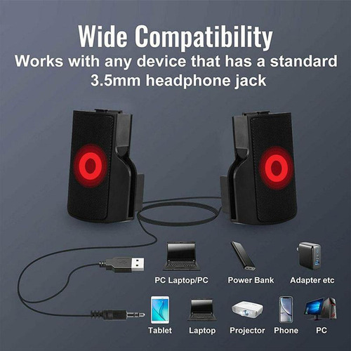 Altavoces Para Computadora Enchufe Usb Altavoz De Sonido Por
