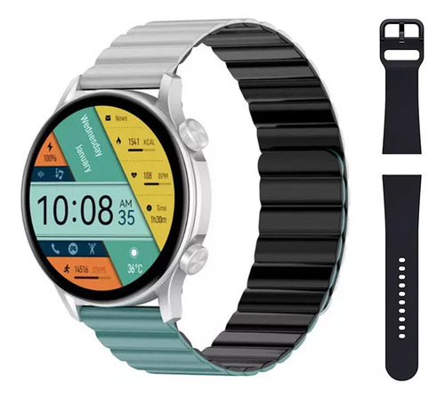 Smartwatch Reloj Inteligente Malla Correa Band Con Bluetooth