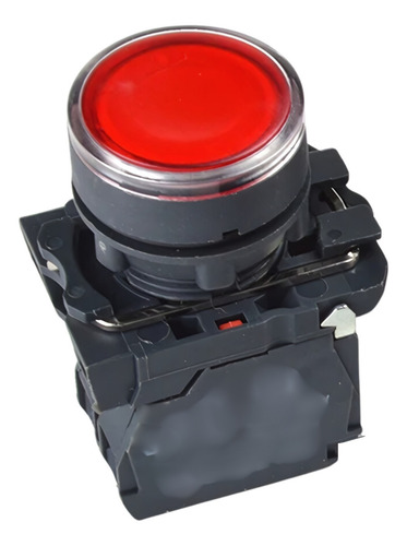 Botão Pulsador Iluminado 220v Vermelho Xb2-bw3462