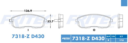 Balatas Delantero Nissan Altima 2000 2.4l Semimetalicas