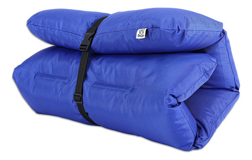 Cama Perro Pet2go® Portátil Viaje - Enrollable 75x55cm Color Azul
