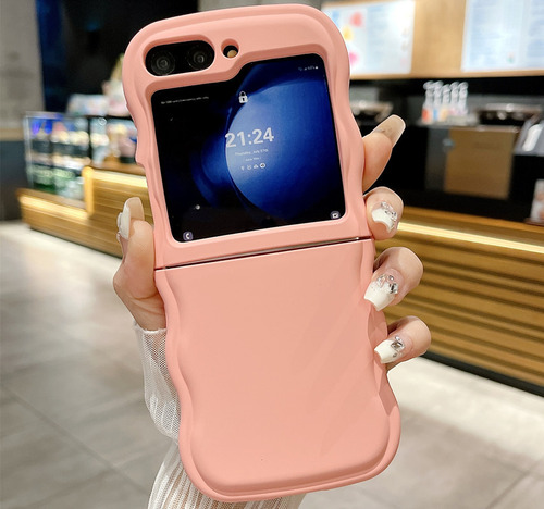 Para Samsung Zflip6 Funda Simple Color Sólido