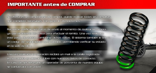 Par Espirales Progresivos Rm Delantero Ford Escort -1995