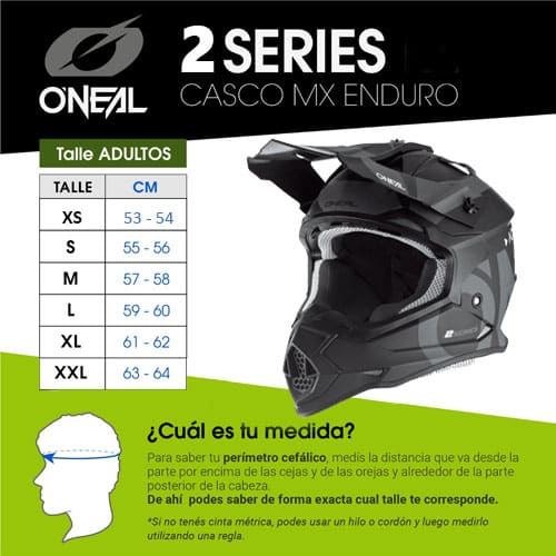 Casco Motocross Oneal 2 Series Slick