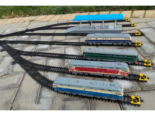Vía De Tren Modelo De Calibre Ho 34x Para Trenes