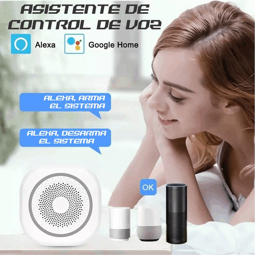 Alarma Wifi Inteligente Alexa Sensor De Puertas Y Ventanas