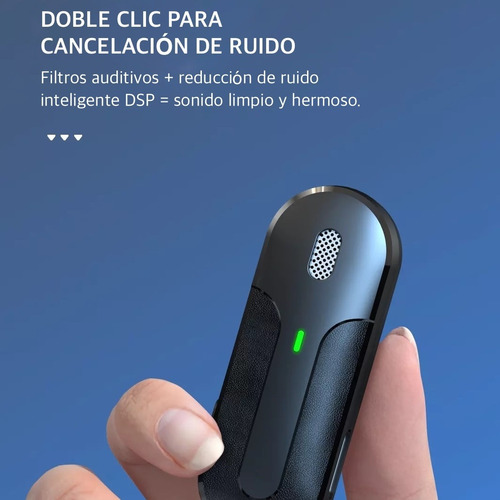 Imagen 9 de 12 de Microfono Inalambrico De Solapa Dual Usb Tipo C Con Estuche De Carga y Cancelacion de Ruido