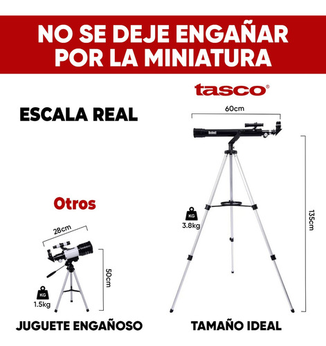 Telescopio Bushnell 600x50mm Para Principiantes Y Niños Color Negro