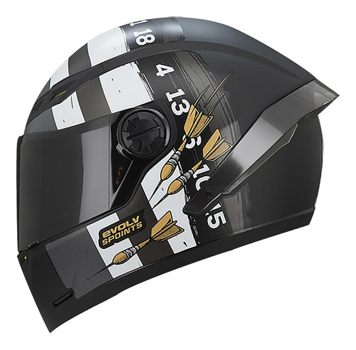 Casco Ghira Ghevolv Dorado Mate Dart Cerrado Mica Humo