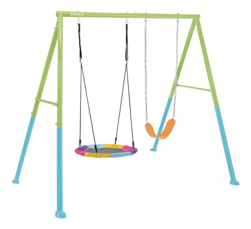 Columpio y asiento de jardín para niños Intex de dos posiciones, colores