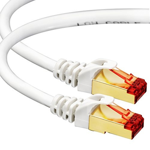 Cable Ethernet Cat7 Conector Rj45 De 25 Pies Enchufe De Red