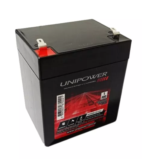 Primeira imagem para pesquisa de bateria unipower up1250 12v 5ah