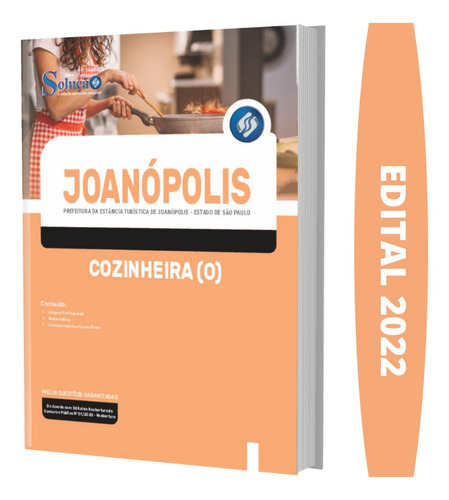 Apostila Prefeitura Joanópolis Sp 2022 - Cozinheira (o)