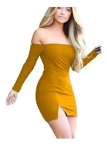 Vestido Amarillo | MercadoLibre 📦