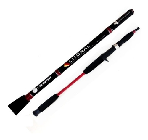 Caña Surfish Litoral Maciza 2 Tramos 15-25lb C/gatillo 2,10m