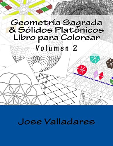 Geometria Sagrada & Solidos Platonicos Libro Para Colorear