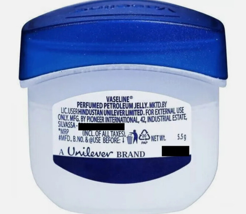 Vaseline Original Mini X 5.5 Gramos Proteccion De Piel Extra