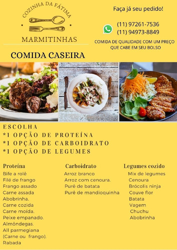 Imagem 2 de 5 de Marmitas Congeladas