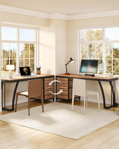 1easylife Escritorio De Computadora De 59 Pulgadas Con 3