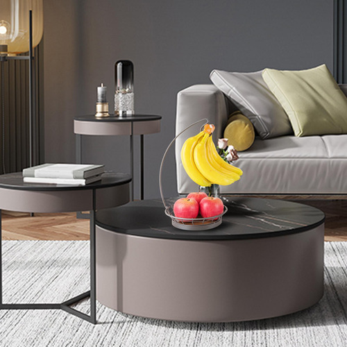 Cesta De Frutas De Hierro Con Colgador De Árbol De