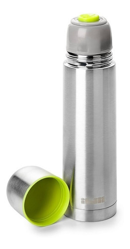 Termo Mini Para Líquidos 200 Ml Acero Inox Marca Ibili Color Plateado