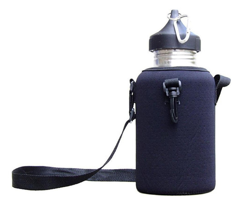 Funda Aislante Para Botellas De Agua De 2 Litros, Color Negr