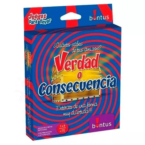 Verdad O Consecuencia - Juego De Cartas Bontus Vavi Toys