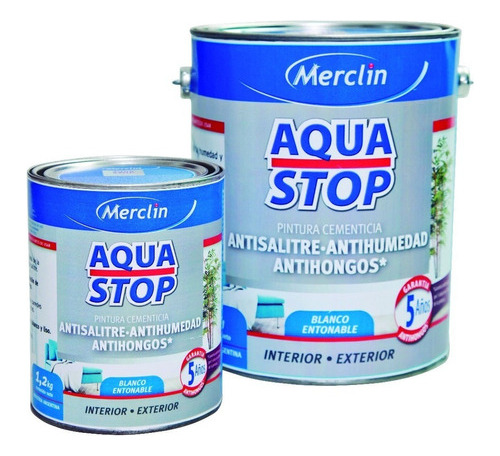 Antihumedad Pintura Aquastop Antisalitre 1.25kg Pintumm