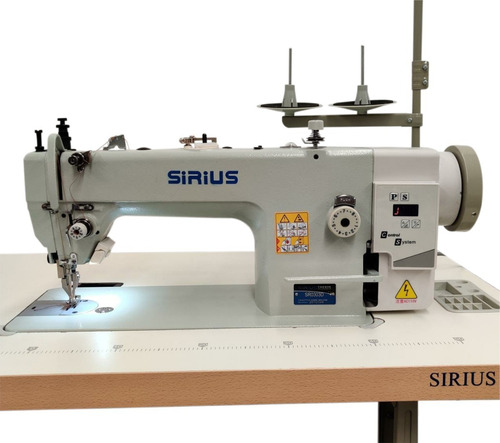 Maq De Coser Doble Arrastre Automática Servomotor Sr0303d Color Blanco