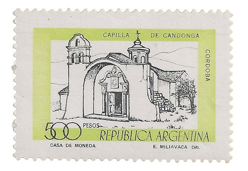 Argentina - Sello Turismo (1a Parte) - Año 1977- Gj 1792 E)