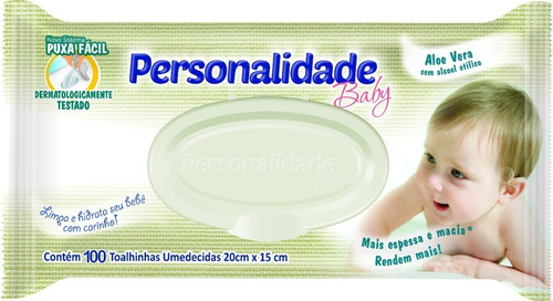 Kit 300 Toalhinhas Umedecidas Personalidade Baby