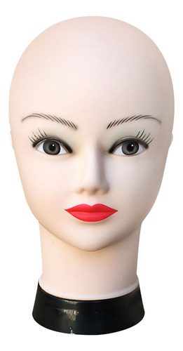 Soporte Para Peluca Con Cabeza De Maniquí Rojo Verde