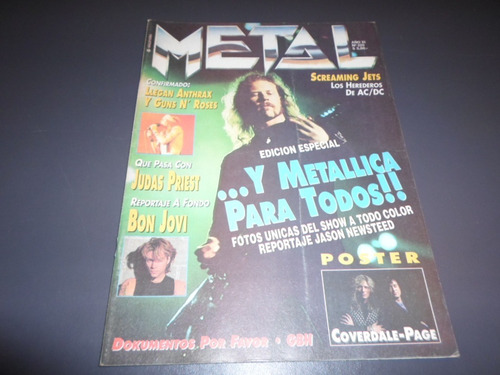 Metal 220 Metallica Guns N Roses Gbh Judas Priest Bon Jovi