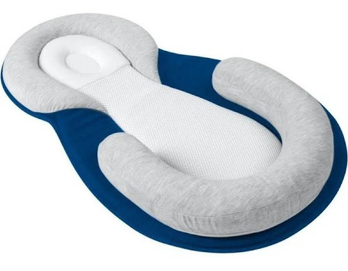 Redutor De Berço Ninho Portátil Azul Baby Pil