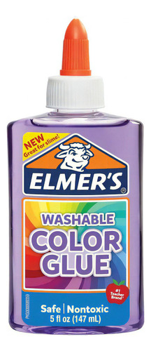 Pegamento Elmers Para Slime Elmer´s Glue Colores A Escoger Color Morado Transparente